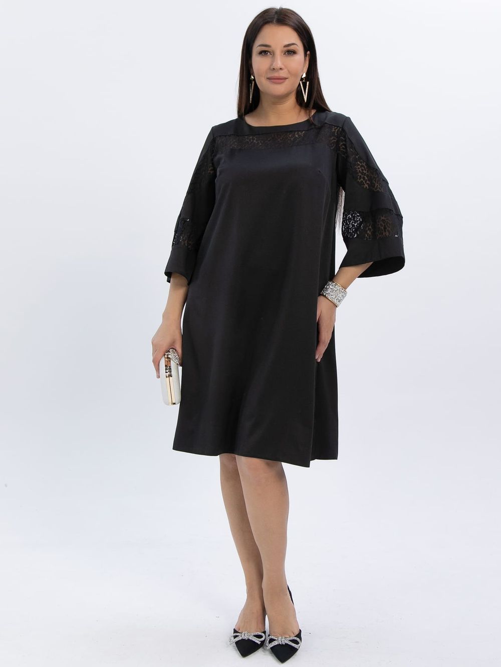 Платье Роскошь (черное) П16525-13М LT Collection