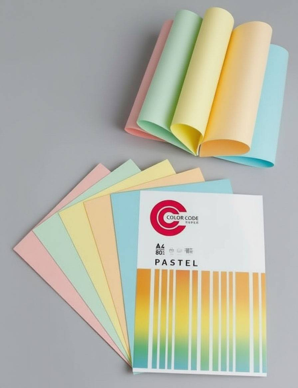 Бумага ксер. P75 100л А4 Color Code пастель микс БЦ_П *20