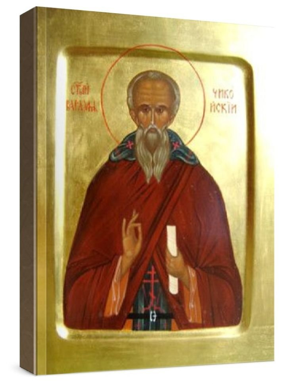 Варлаам Чикойский (рукописная икона)
