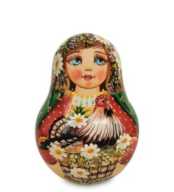 Народные промыслы МР-16/16-A Неваляшка сред. «Мария с курицей»