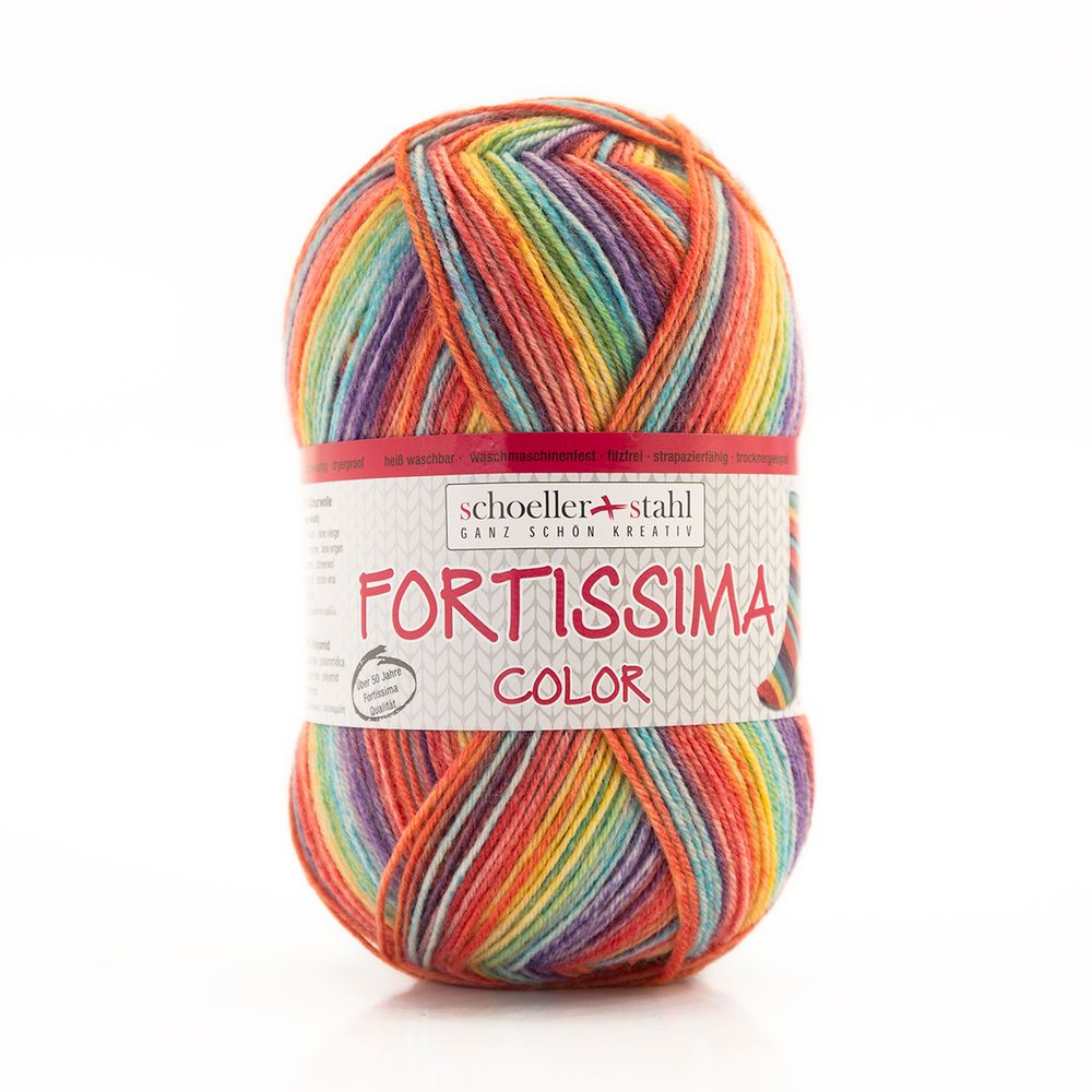 Пряжа Austermann (Аустерманн) Fortissima Socka 4-fach color / уп.5 мот. по 100 г, 420м, 90028-2498_161