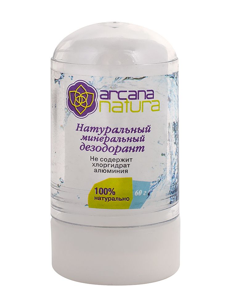 Arcana Natura дезодорант, кристалл (минерал), натуральный 60 г