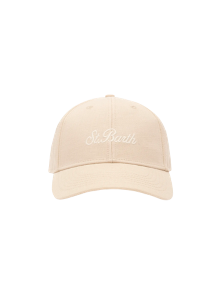 Кепка MC Saint Barth CATCER LINEN 11 бежевый лён