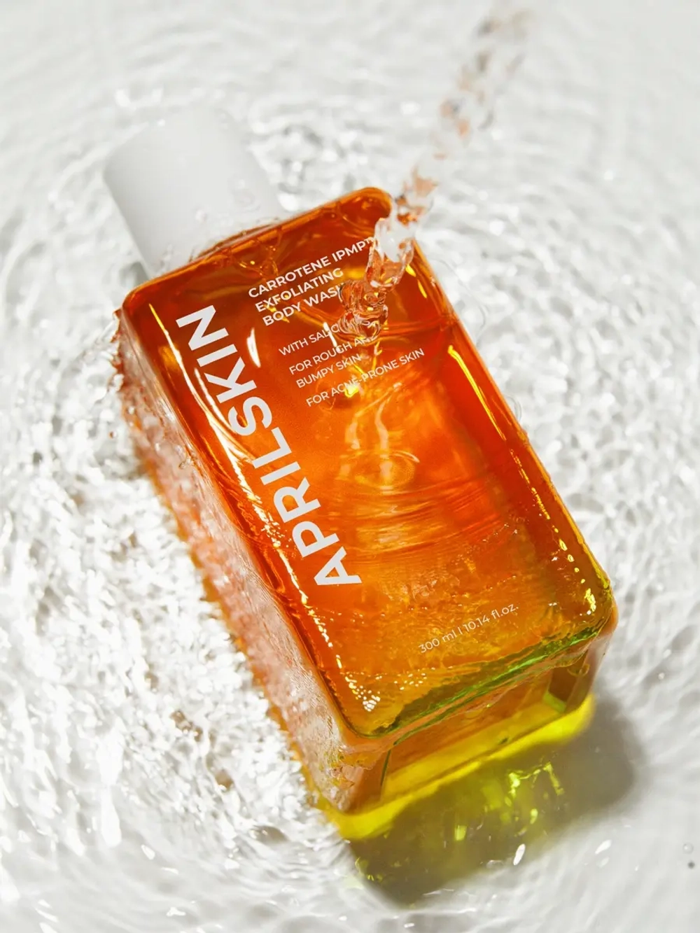 APRILSKIN Противовоспалительный гель для душа для проблемной кожи Carrotene IPMP™ Exfoliating Body Was 300 мл