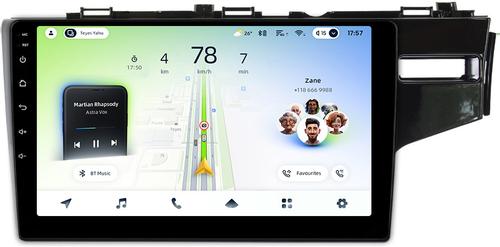 Магнитола для Honda Fit 3 2013-2020 (без штатной КЗВ) - Teyes CC4L-DTS монитор 10.1" IPS, Android 14, Быстрая, Snapdragon 662, CarPlay, 4G SIM-слот