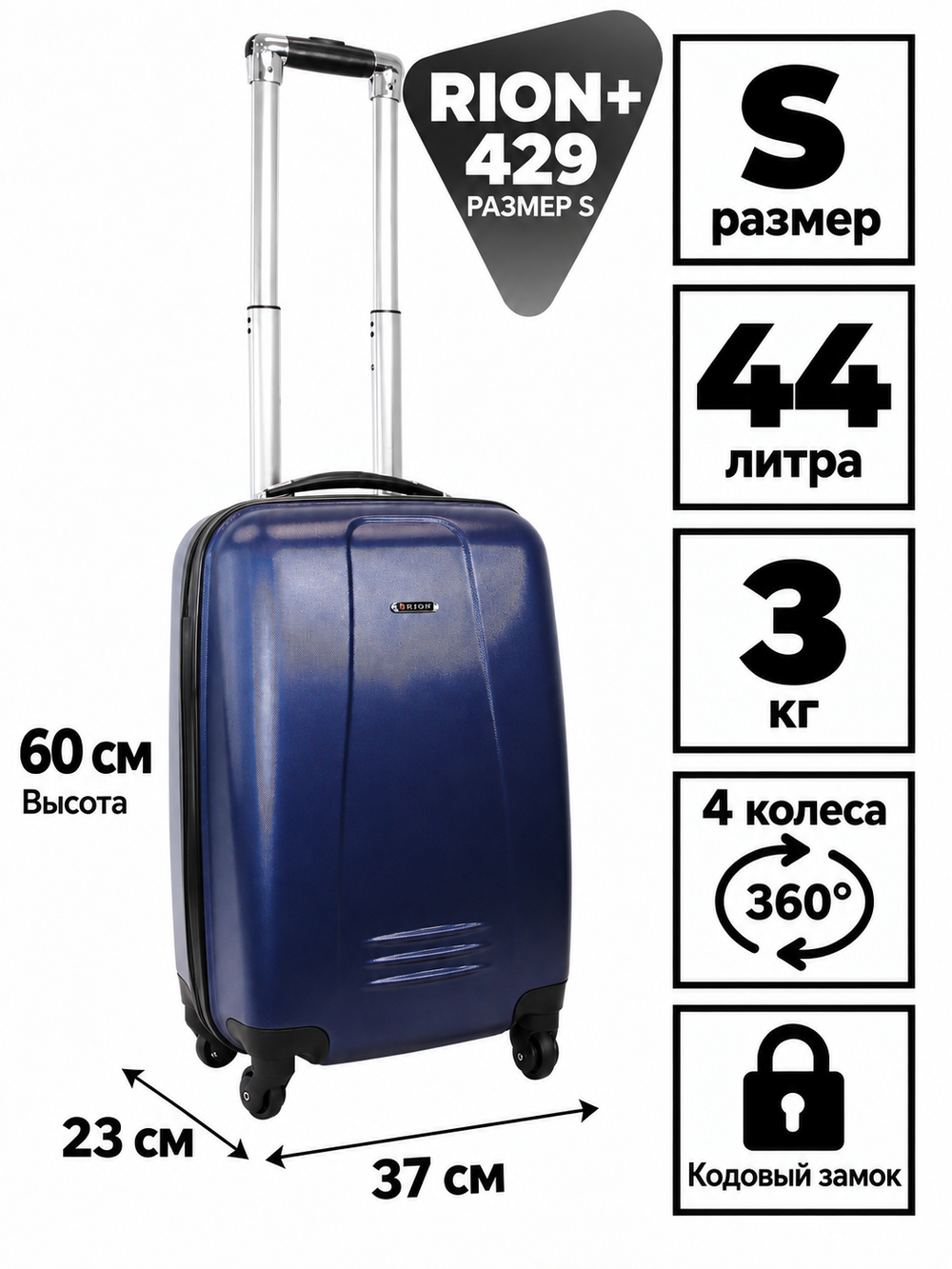 RION+ 429NAVY — инфографика