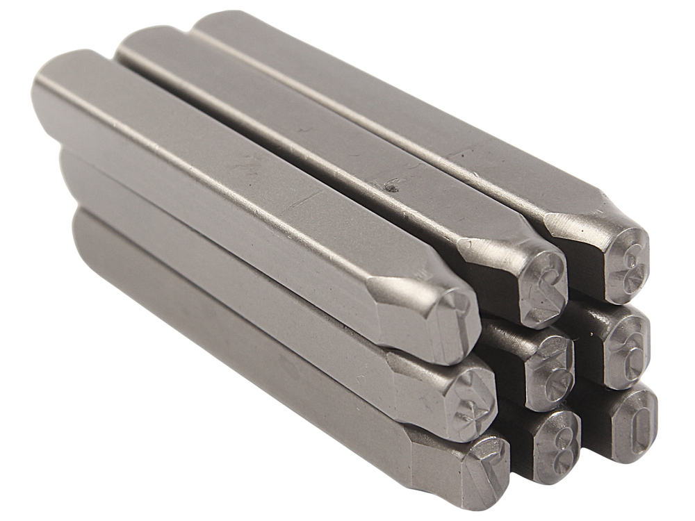 Клейма цифровые 5мм (HRC 60+-2град. DIN 1451) JTC