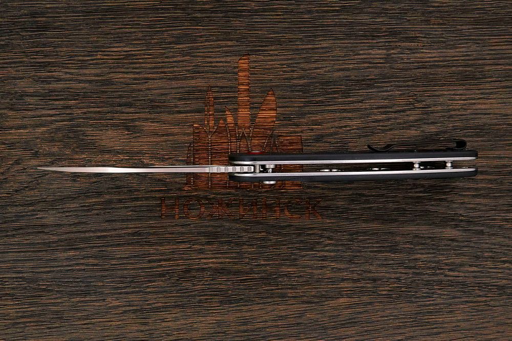 Нож складной CJRB J1926-BK Lago, клинок 87мм, сталь AR-RPM9, рукоять G10 чёрный