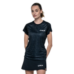 Футболка Siux Club Women Чёрная 2026 для падел