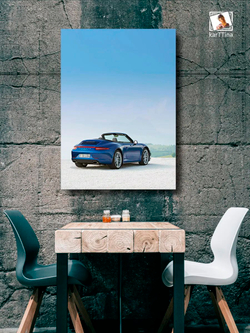 Картина "Porsche 911 Carrera", для интерьера 50х70см 1шт.