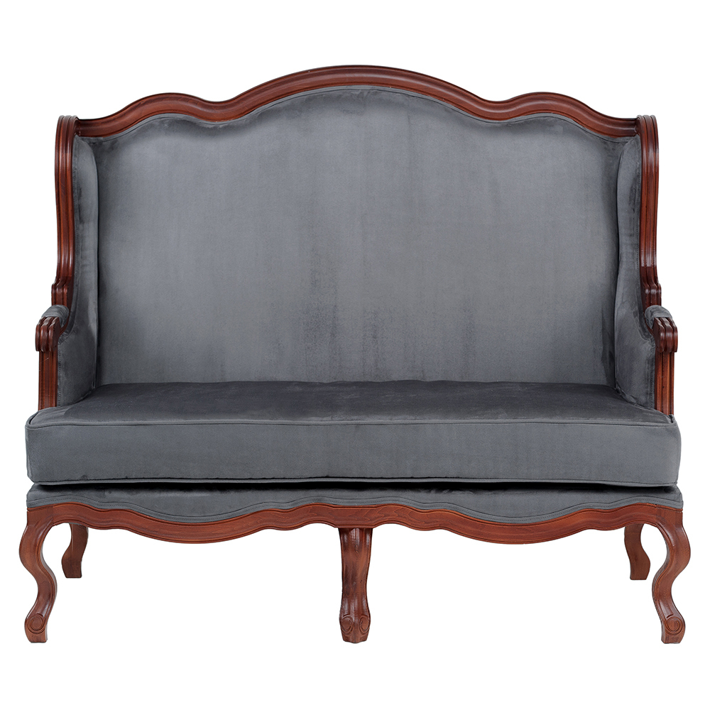 Диван двухместный Объект мечты French Anthracite