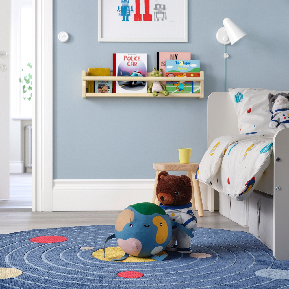 Мягкая игрушка IKEA AFTONSPARV (АФТОНСПАРВ), Медведь космонавт, 28 см