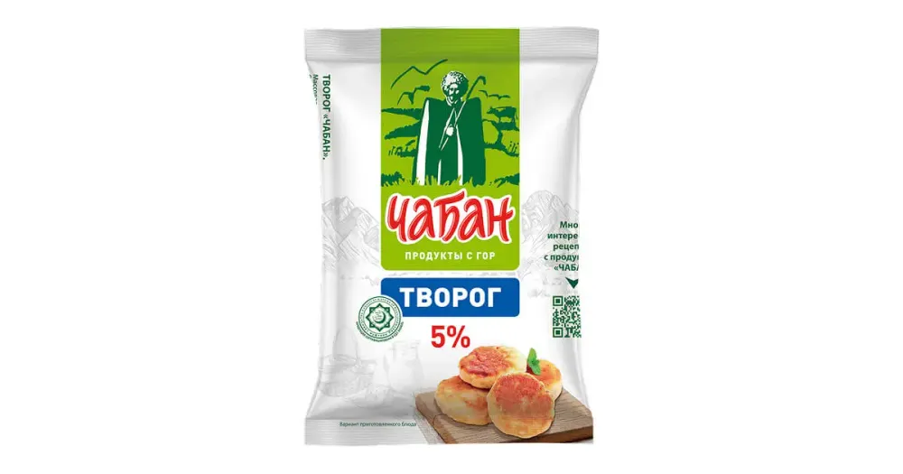 Творог Чабан флоупак 5% 180г