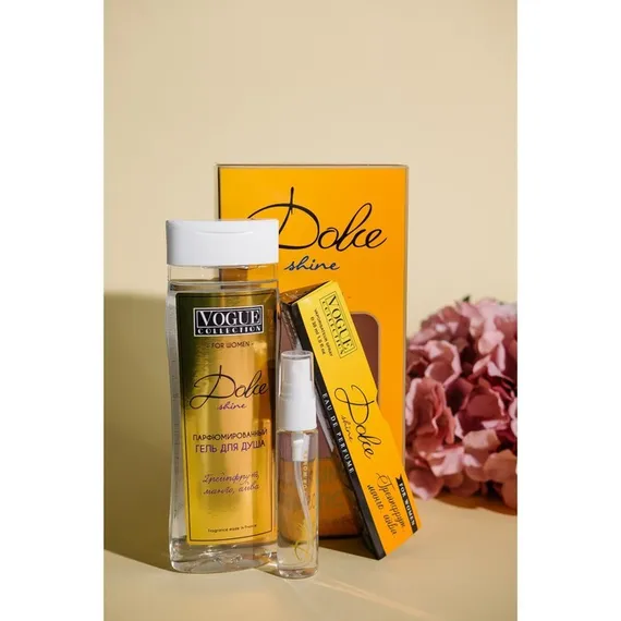 Подарочный набор женский Dolce Shine, гель для душа 250 мл, парфюмерная вода 30 мл