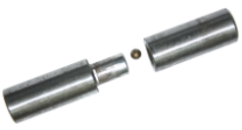 Петля гаражная сварная с шаром D25mm х 140mm б/п