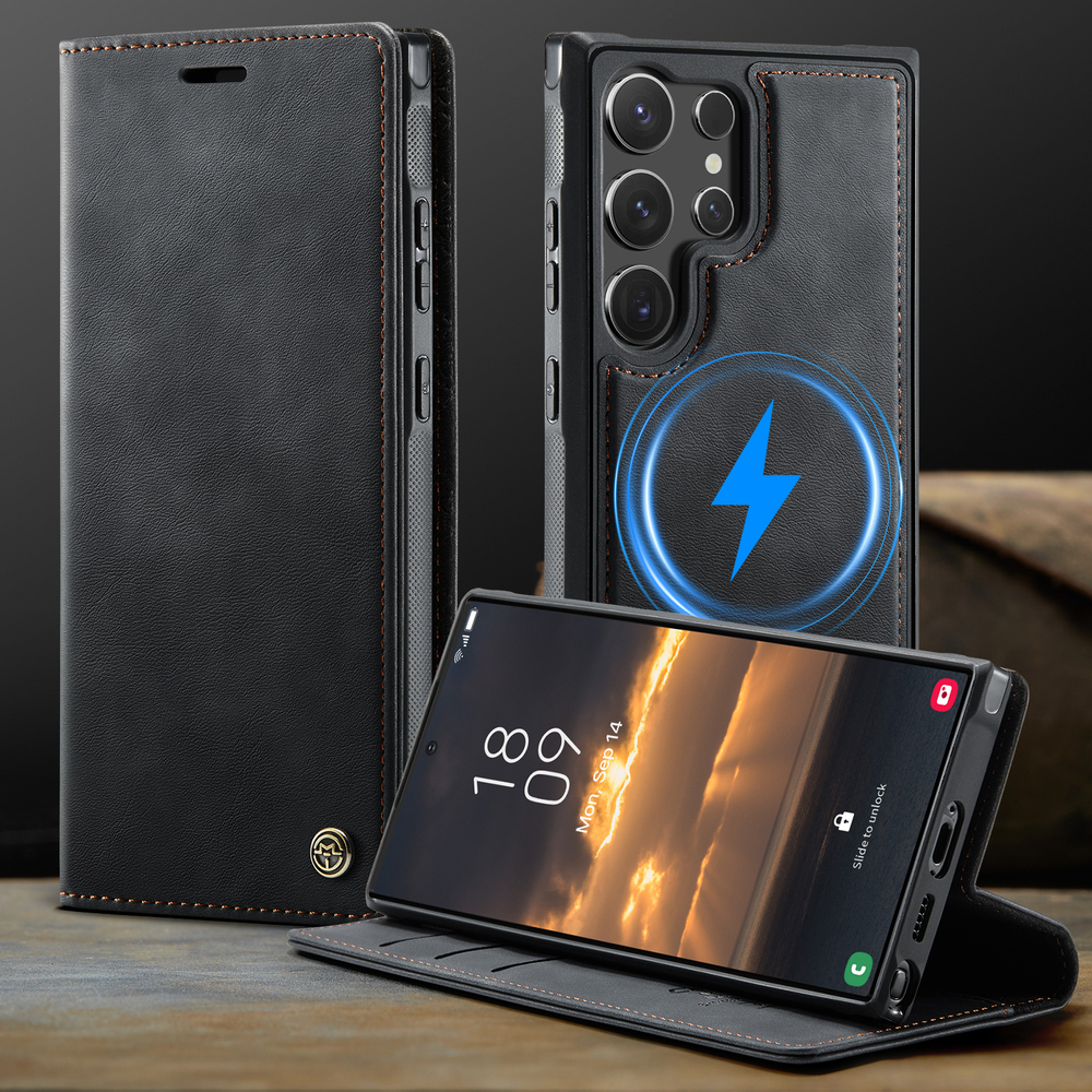 Чехол-кошелек CaseMe 2 in 1 MagSafe Samsung Galaxy S23 Ultra