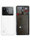 Задняя крышка для Realme GT3 белая (White) со стеклом камеры