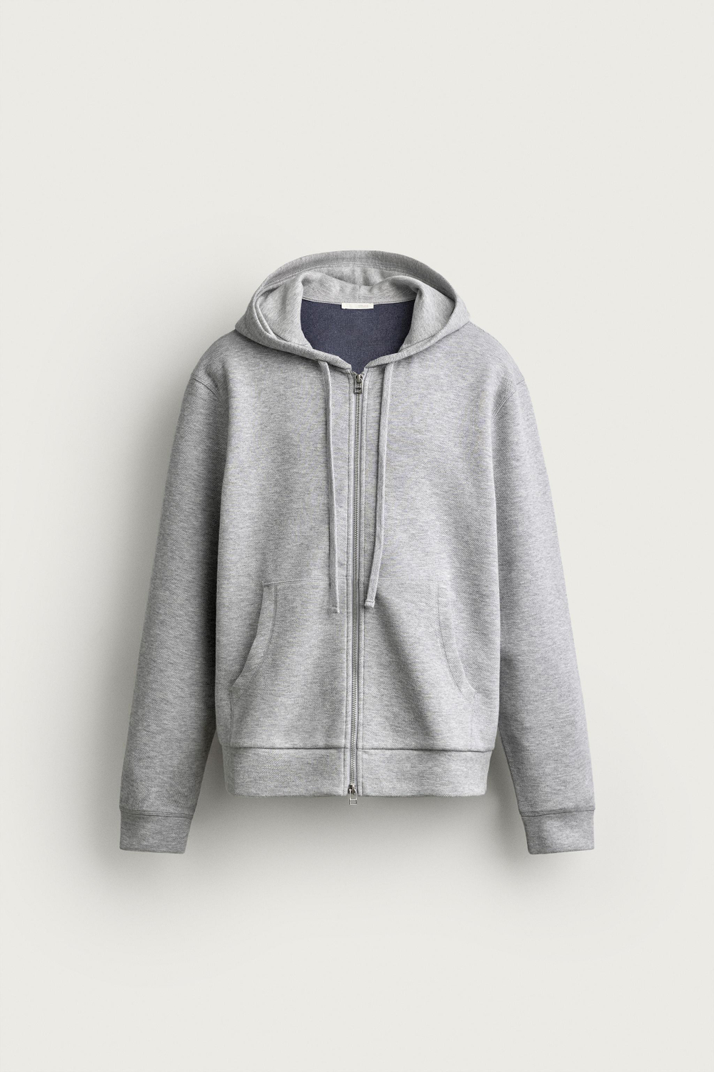 ХУДИ ПИКЕ С КОНТРАСТНЫМ КАПЮШОНОМ — ZARA