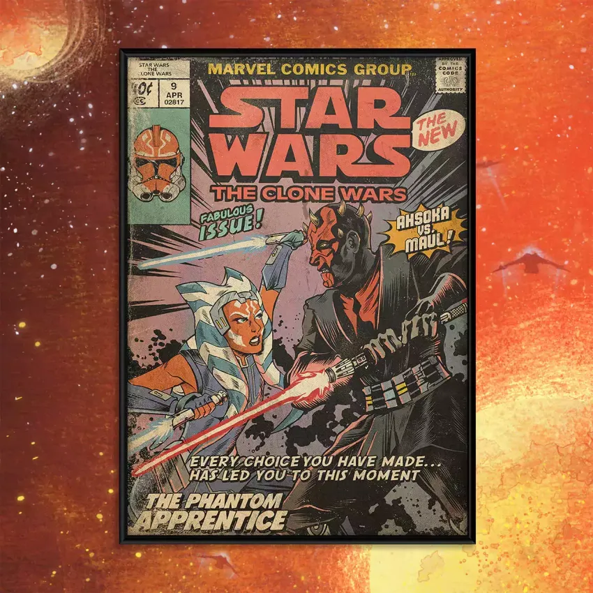 Постер "Star Wars The Clone Wars: The Phantom Apprentice" Постер "Star Wars The Clone Wars: The Phantom Apprentice"