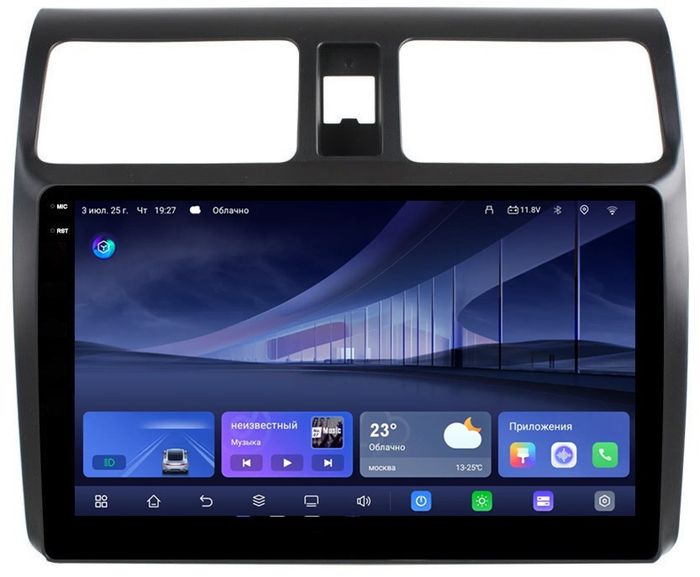 Магнитола для Suzuki Swift 2004-2010 - Kuberg QLed+2K, Android 14, TS105, Быстрейшая, CarPlay, SIM-слот