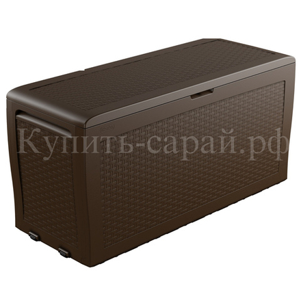 Пластиковый сундук Keter Samoa Rattan 270 л brown