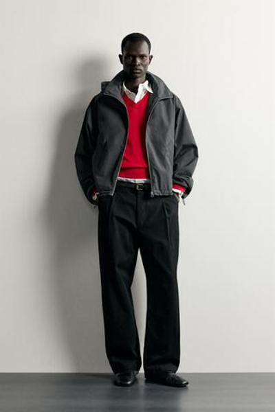 БРЮКИ ЧИНОС RELAXED FIT СО СКЛАДКАМИ — ZARA · 4048/355