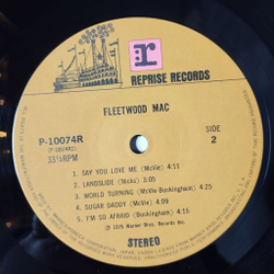 Винтажная виниловая пластинка LP Fleetwood Mac (Japan 1975) (No Obi) Monday Morning