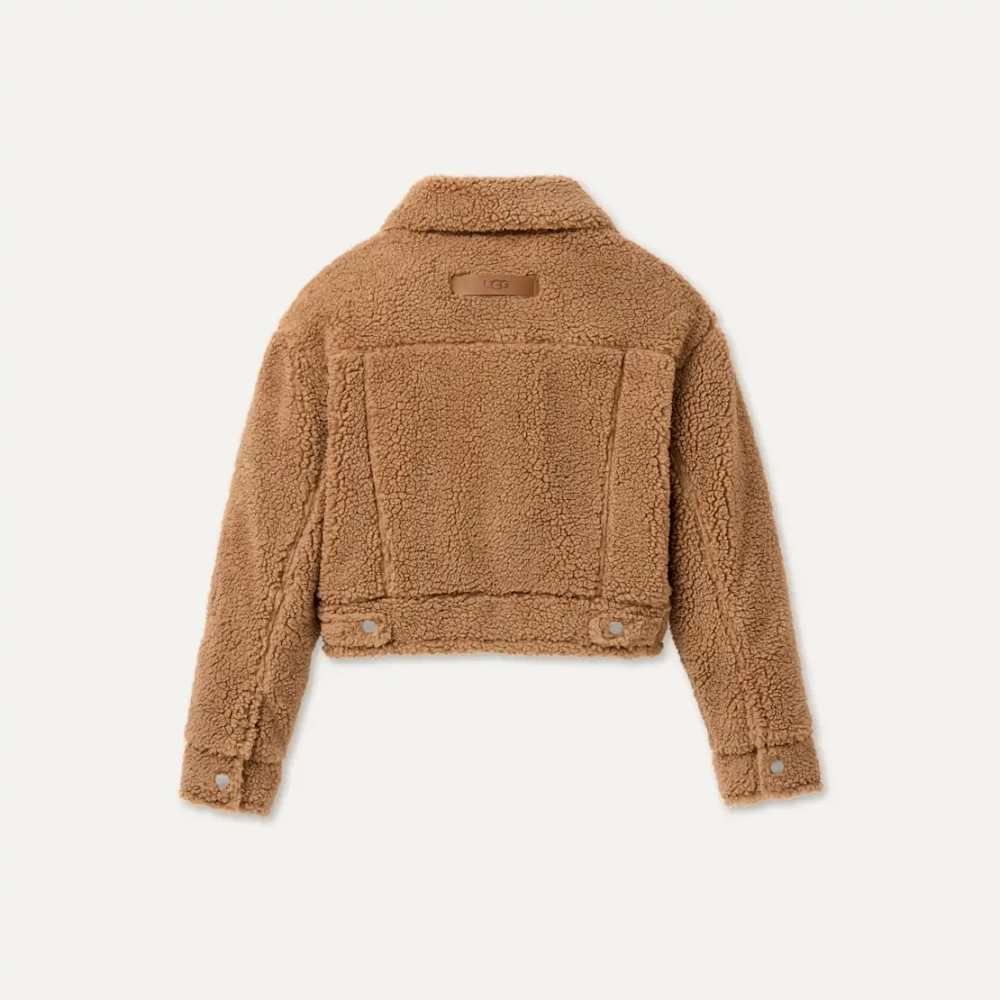 UGG Короткая куртка-тракер Frankie, каштановый