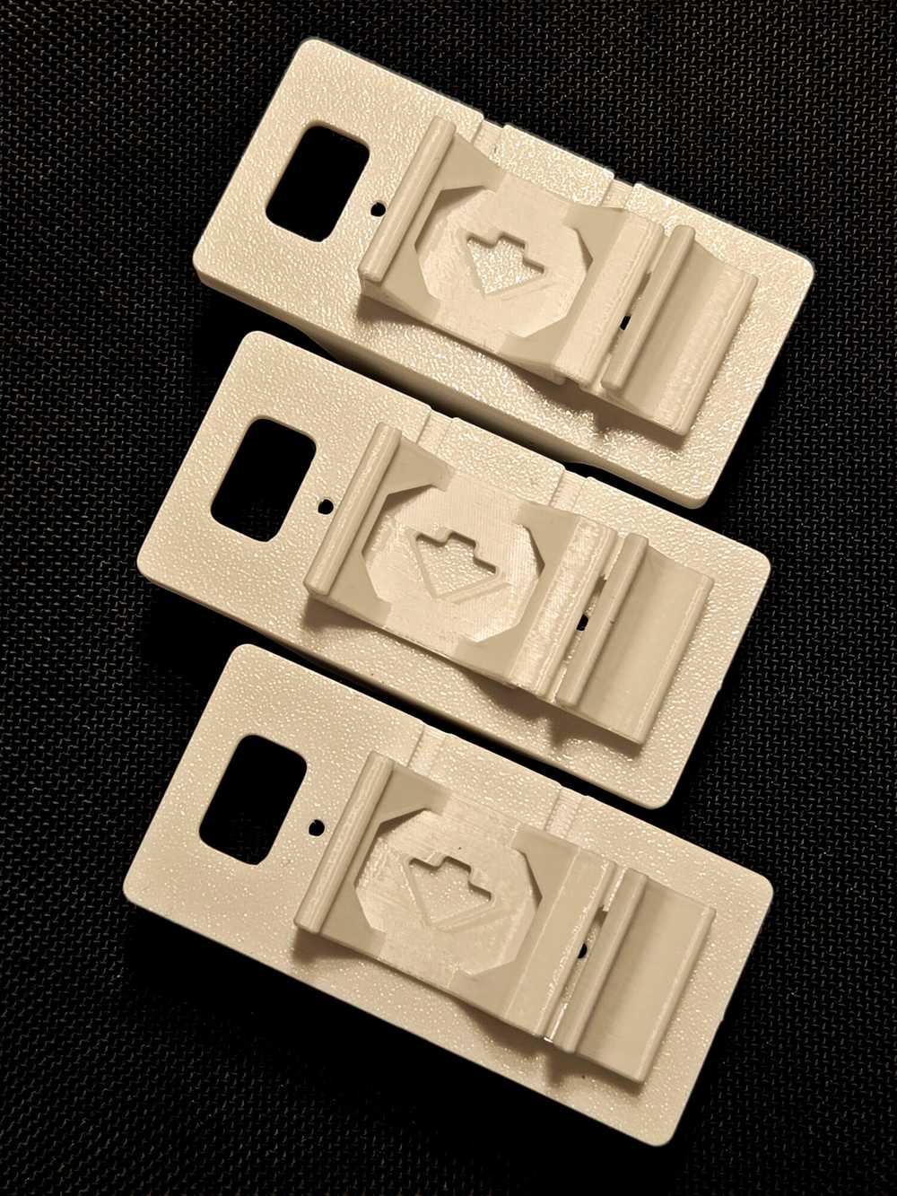 Набор 3 шт., Крепление-держатель для Aqara LED strip driver, 3D печать, белый