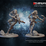 Grand Alliance Order Sylvaneth Wood Elves Эльфийская воительница №1 с луком миниатюра для dnd, днд, pathfinder, фентези, Настольная игра, НРИ, Варгейм, РПГ