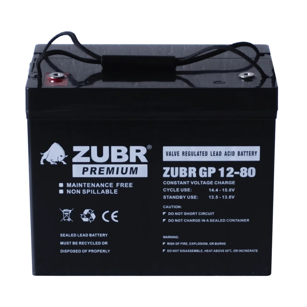 Аккумулятор ZUBR GP12-80 Аккумулятор ZUBR GP12-80