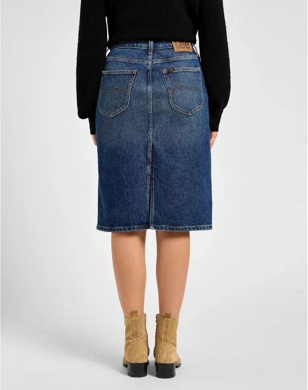 Юбка джинсовая женская LEE MIDI SKIRT