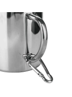 Термокружка 350ML с пл. крышкой+карабин (T.TK-038-350)