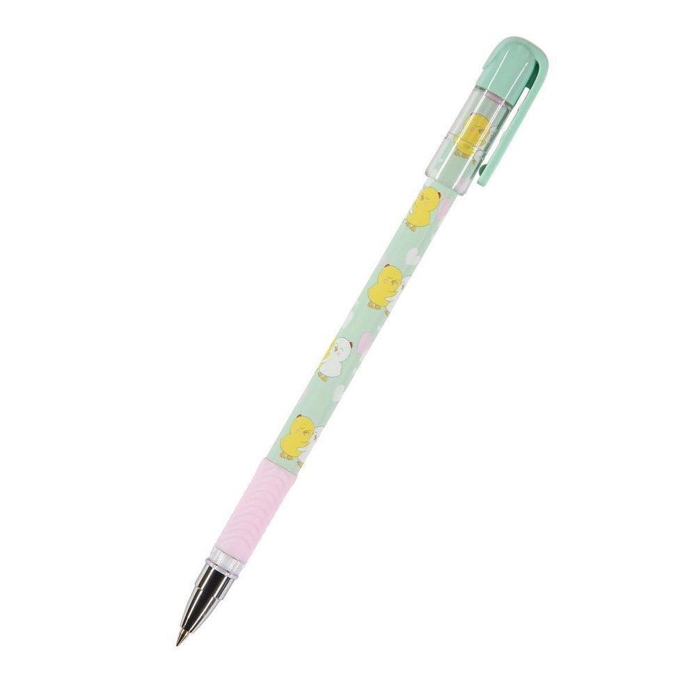 Ручка шариковая 0,5мм синяя "MagicWrite.Обнимашки.Цыплята" (Альт)