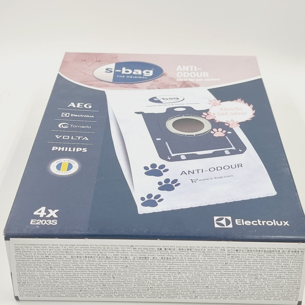 Electrolux Мешок для пылесосов Electrolux S-bag Anti-Odour E203S Bag, 4 шт. (из Финляндии)