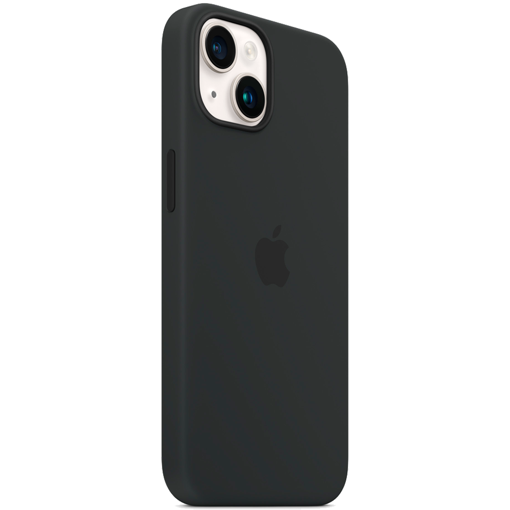 Силиконовый чехол с поддержкой MagSafe Apple Silicone Case для iPhone 14, Midnight (Темная ночь)