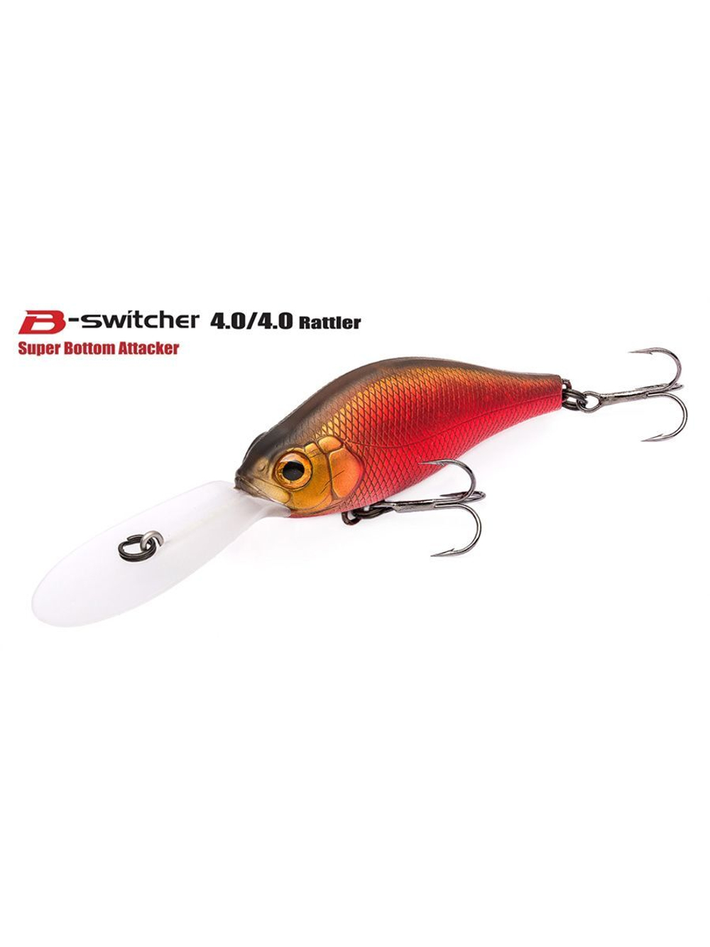 Воблер для рыбалки ZIPBAITS B-Switcher 4.0, 65мм, 13.0гр., заглубление 3.5-4.2м., цвет 104M, плавающий