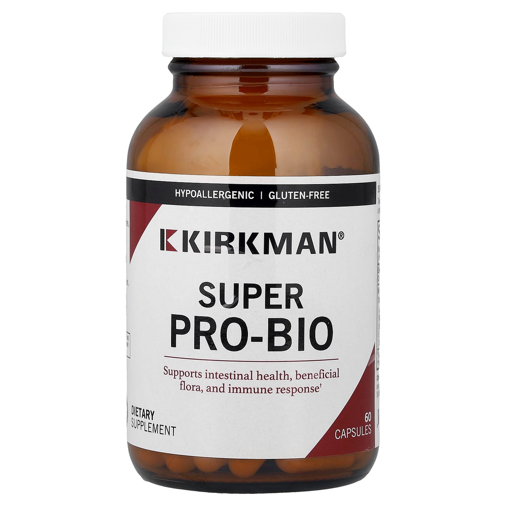 Kirkman Labs, Super Pro-Bio, 60 капсул