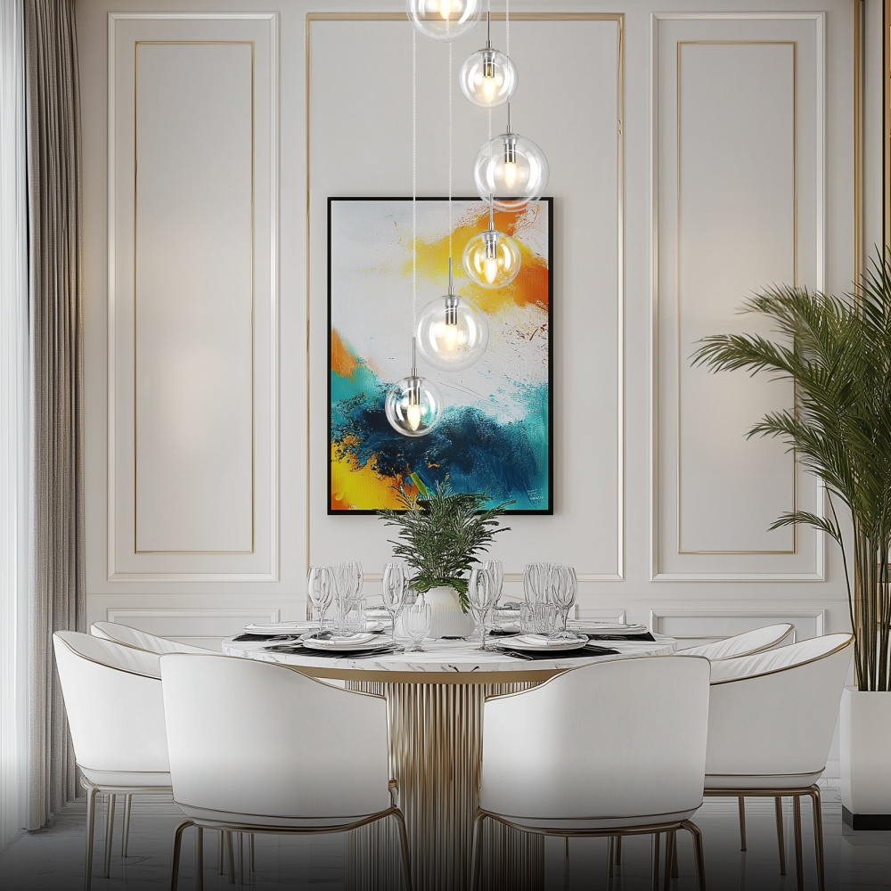 Citilux Томми CL102071 Люстра каскадная с прозрачными шарами