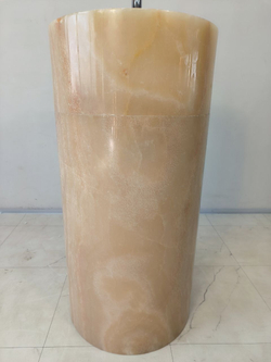 Раковина напольная из оникса Silinder ON-65948 45х45х90 из натурального камня