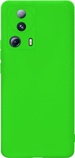 Мягкий Soft Touch чехол из силикона для XIAOMI 13 LITE с бархатной подкладкой