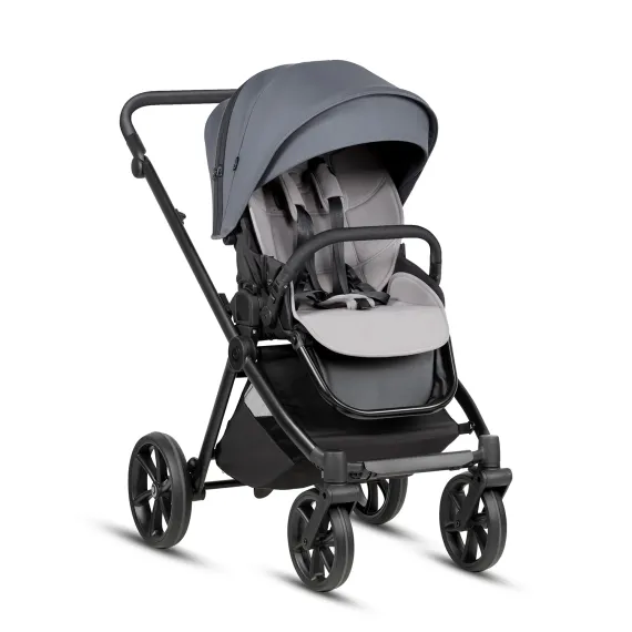 Коляска 2 в 1 Tutis Mio 3+ Essential Dark Grey