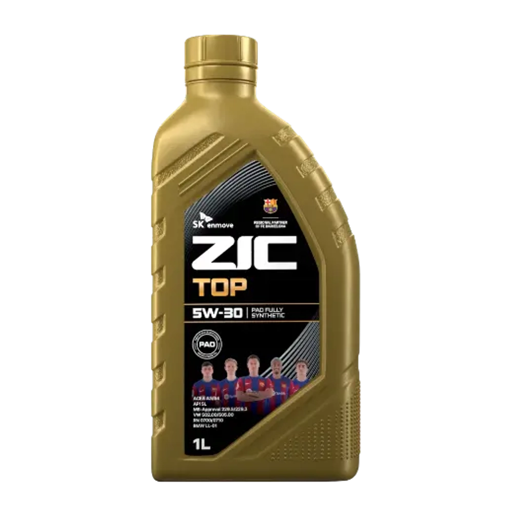 Моторное масло Zic Top 5W-30, синтетическое, 1 л