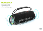 Беспроводная колонка Hopestar H53, световые эффекты, влагозащищенный корпус, поддержка microSD, 35 Вт, black