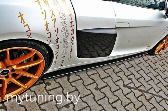 Сплиттеры накладок на пороги для AUDI R8 I (06-15)