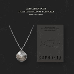 Альбом ALPHA DRIVE ONE - EUPHORIA 1st Mini Album COIN NECKLACE Version (LIMITED EDITION)