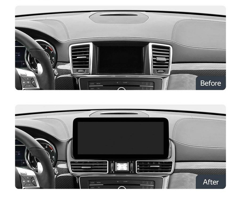 установочный комплект MERCEDES ML W166 / GL X166 2011-2015, рамка + проводка KB-KP-M1205FW