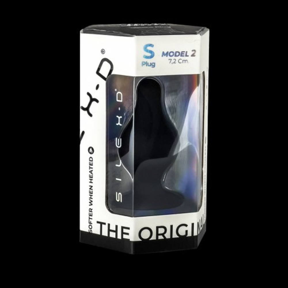 Анальный плаг черный  MODEL 2 от SILEXD (S: 7,2*3 см.)