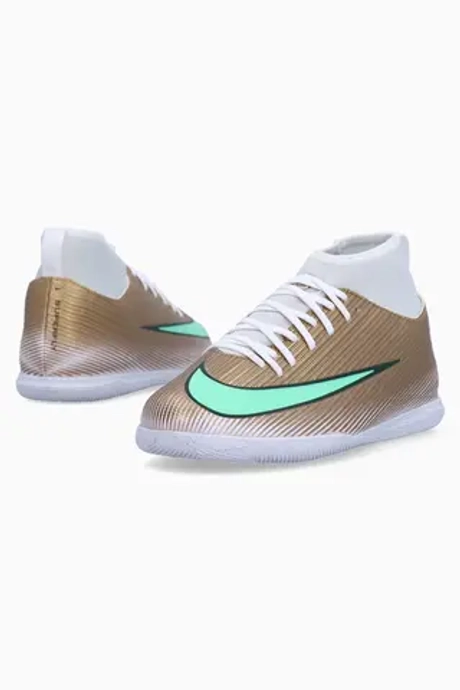 Футзалки Nike Zoom Mercurial Superfly 11 Club Mbappe IC Junior - золотой