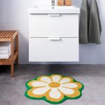 Коврик для ванной IKEA KARRKNIPPROT (КЕРРКНИППРОТ), Разноцветный, 65 см